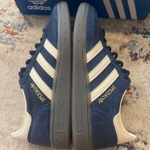 Adidas Spezial Dark Blue and Cream Sneakers